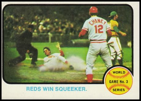 205 World Series Game 3 - Reds Win Squeeker WS